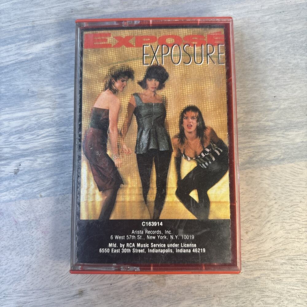 Expose Exposure Cassette Tape 1987 Arista Vintage Freestyle Dance Pop